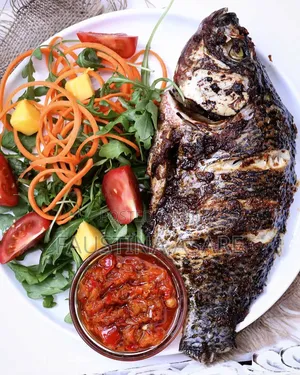 Banku With Tilapia