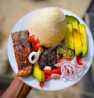 Banku With Tilapia