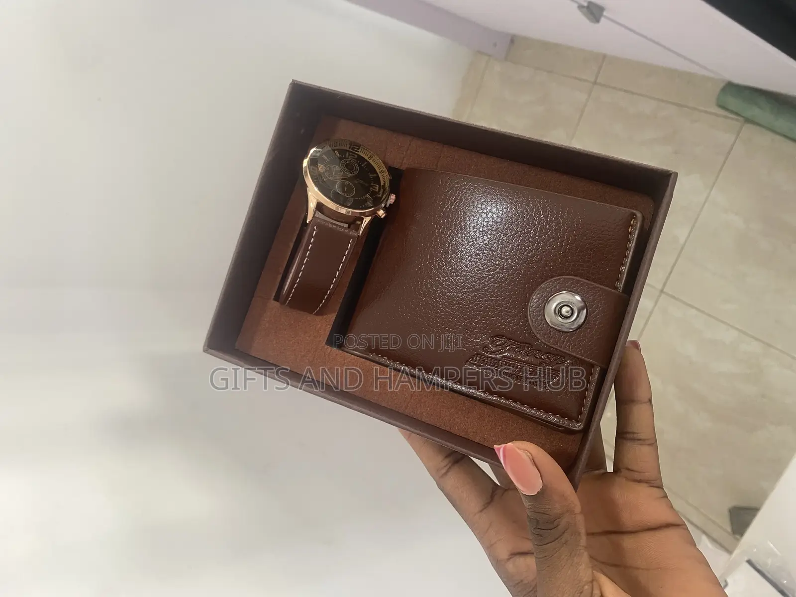 Watch , Belt, Wallet Combo Set