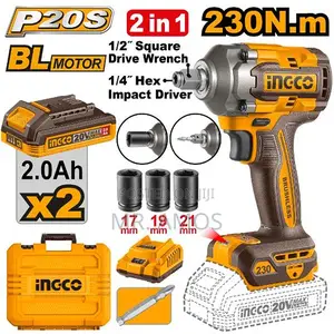 20v Brushless Cordless Impact Driver Wrench Combo - Ciwli20236