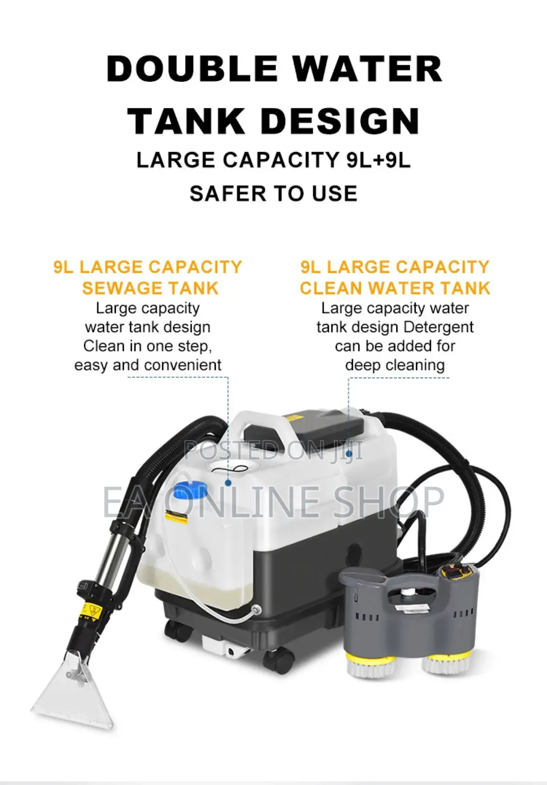 Multifunctional Steamer Vaccum Machine For Sofa, Carpet, Bed