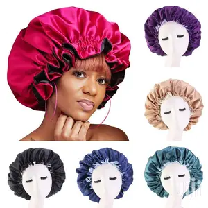 Ntoma/African Print Reversible Satin Bonnet (Hair Cap)