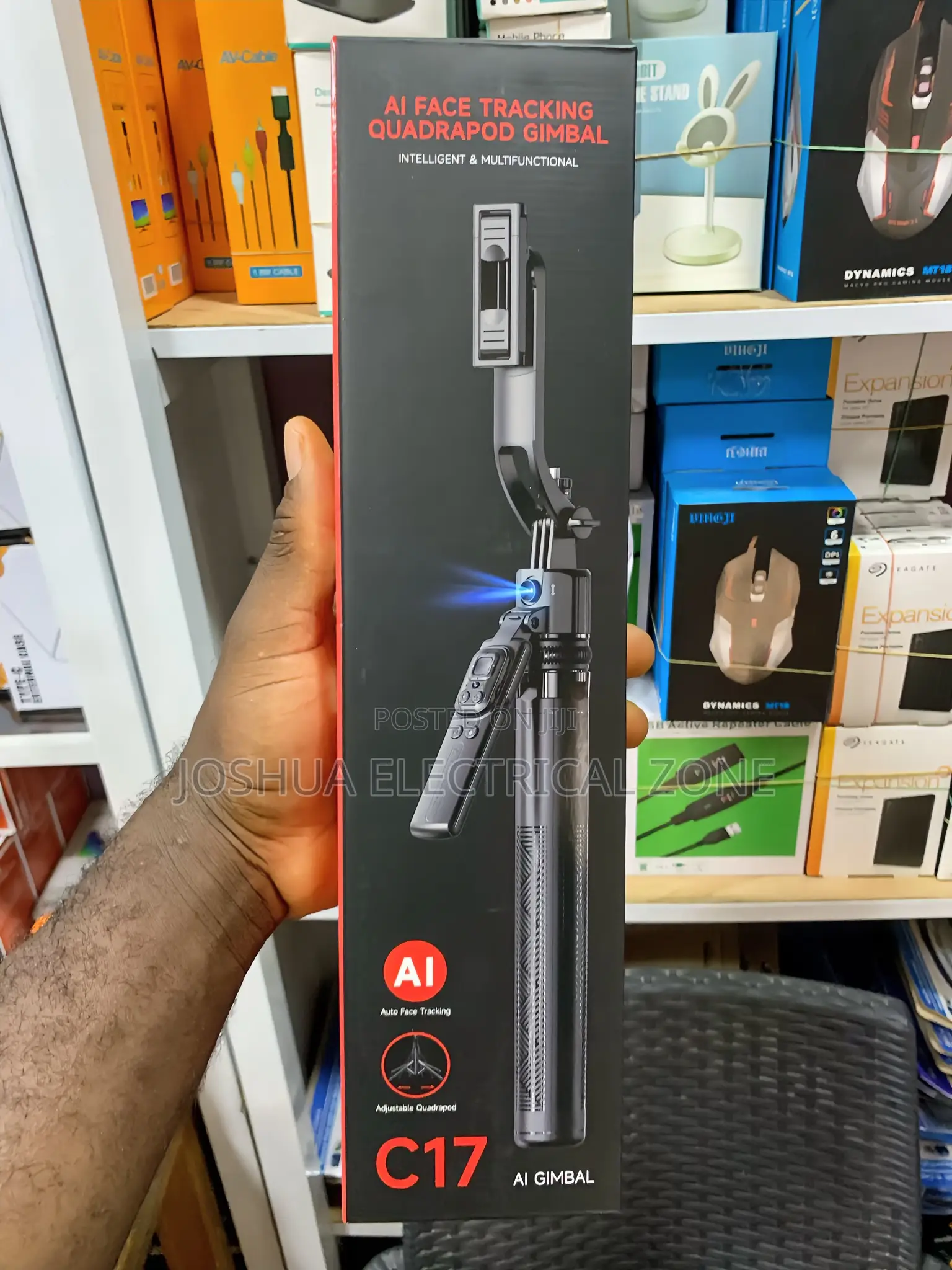 Ai Face Tracking Selfie Stick Tripod 163.5 Cm Long