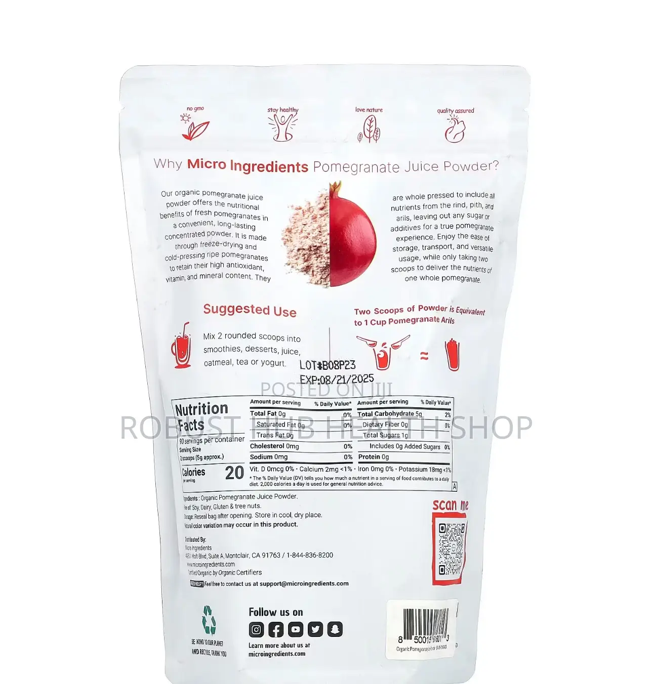 Pormegranate Juice Powder