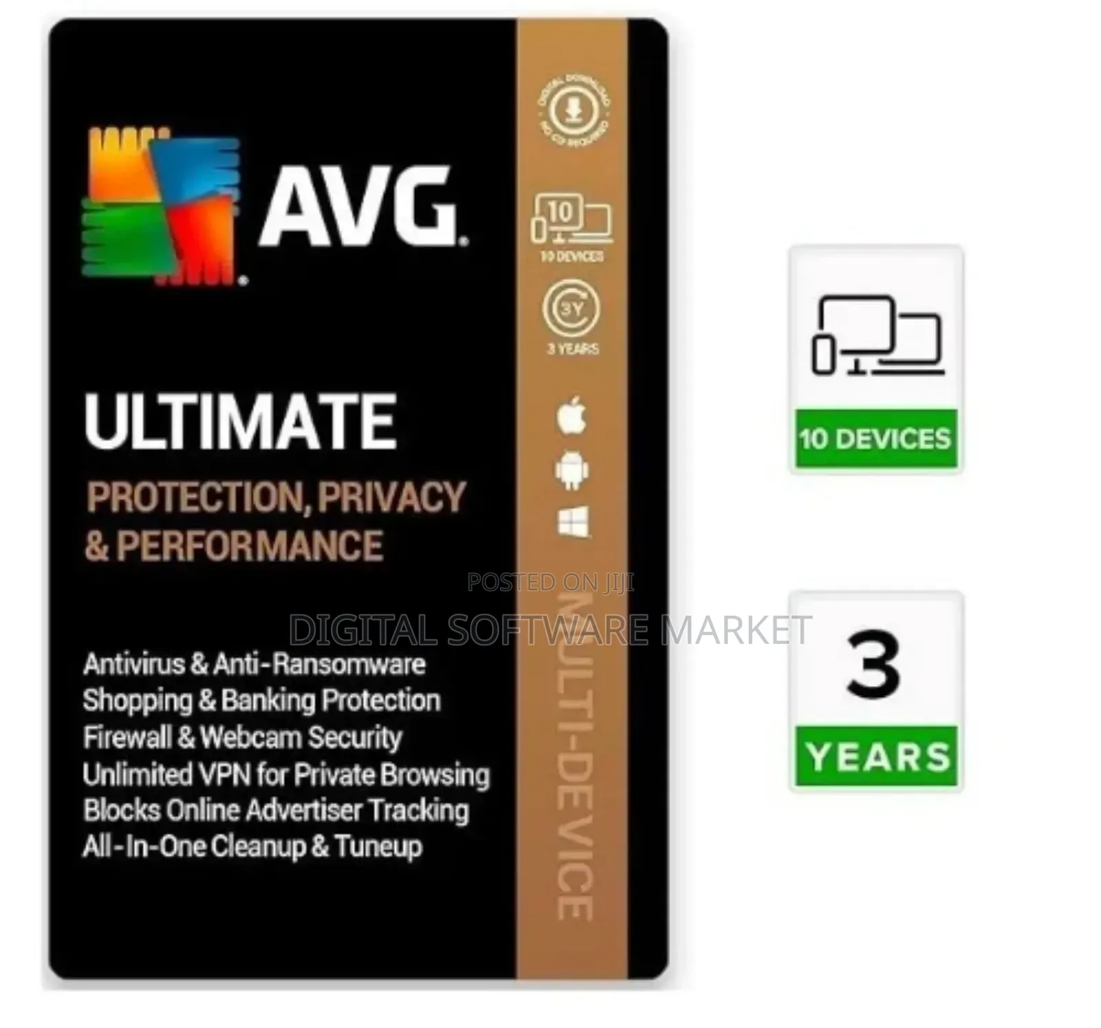 Avg Antivirus Ultimate 10 Devices 3 Years