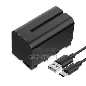 Feeworld Np-F750 4400mah Li-Ion Battery Usb-C Charging