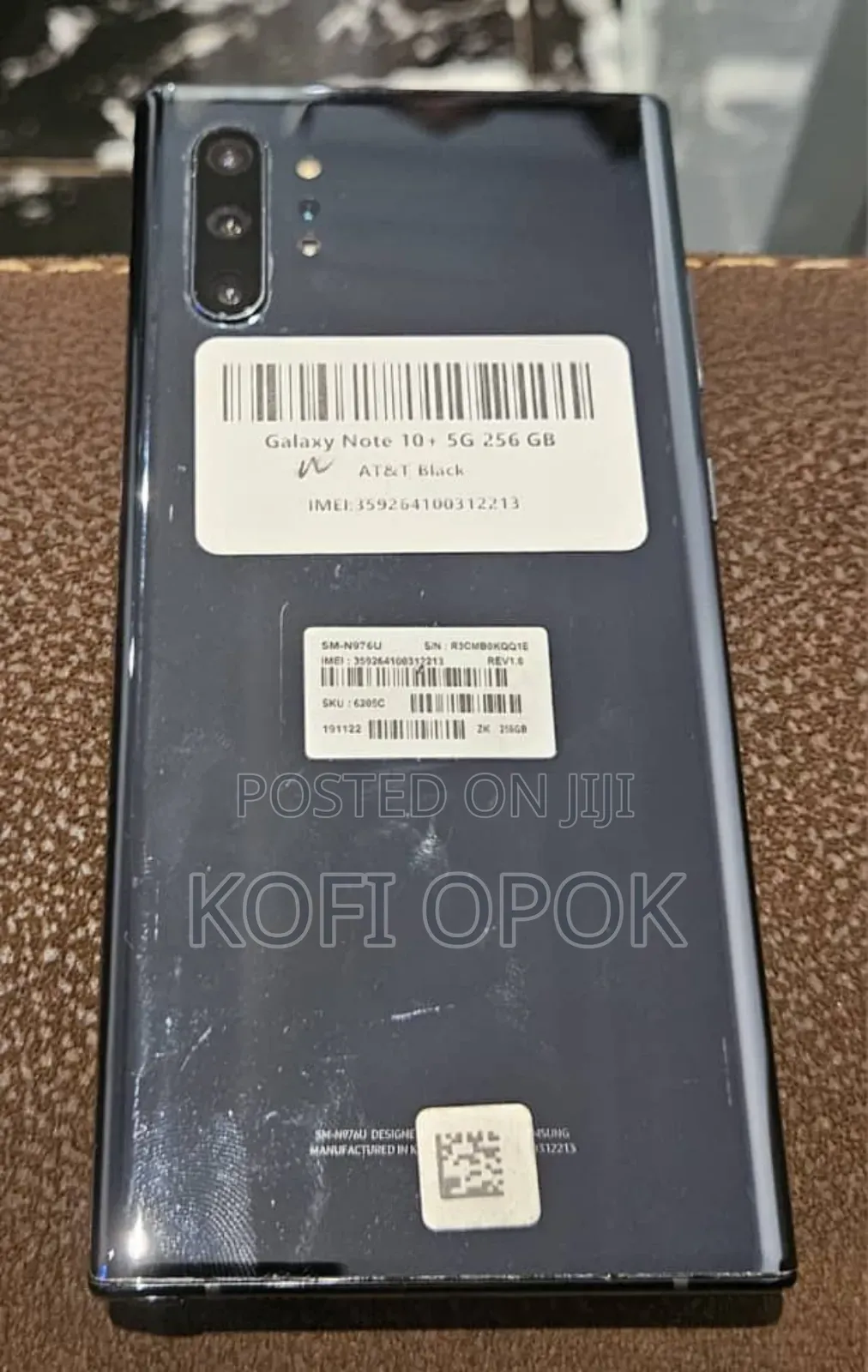 Samsung Galaxy Note 10 Plus 5G 256 GB Black