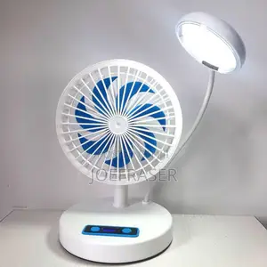 Rechargeable Fan With Led Lamp