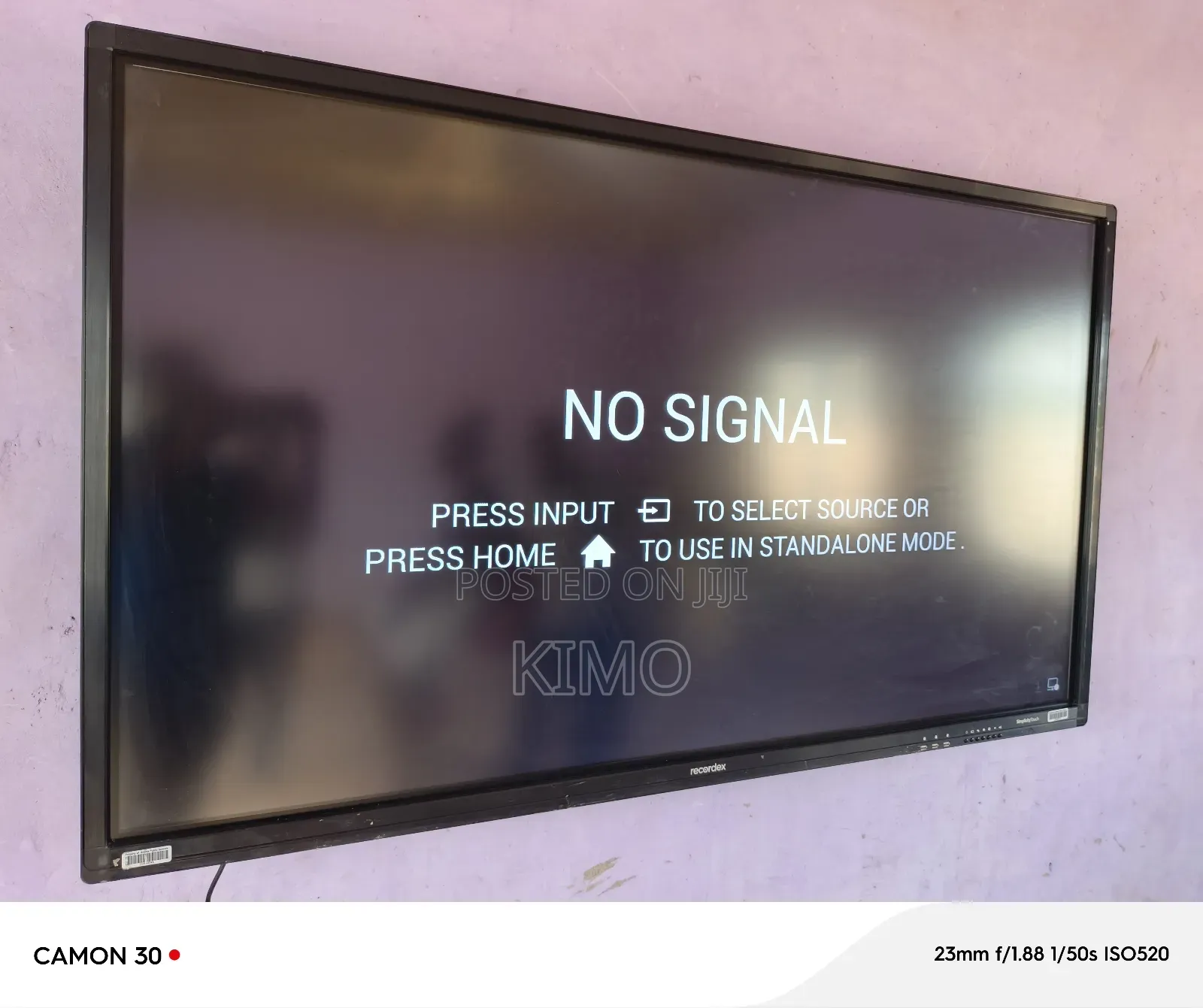 Smart Board - Recordex Simplicity Touch Interactive Panel