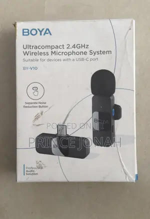 Boya by-V10 Microphone Wireless for iPhone 15/16, Android