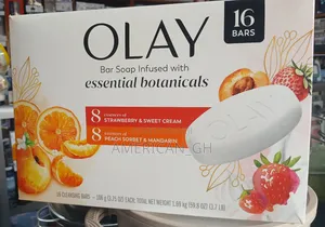 Olay Essential Botanicals Bar Soap, 16 Bars