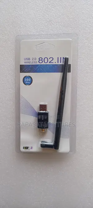 Usb Wireless Adapter With Antenna 300mbps