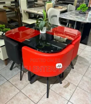 Dinning Table With 4 Chairs Glass