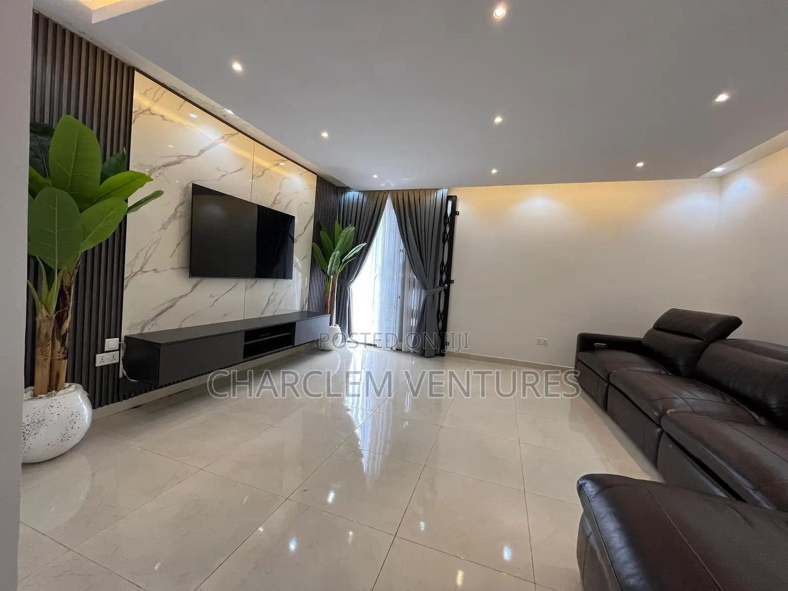 Furnished 2bdrm House in Charclem Ventures, East Legon for rent