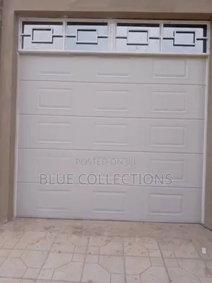 Automated Garage Door With Fanlight