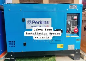Plug in Power Up Perkins 22kva Diesel Generator 22kva