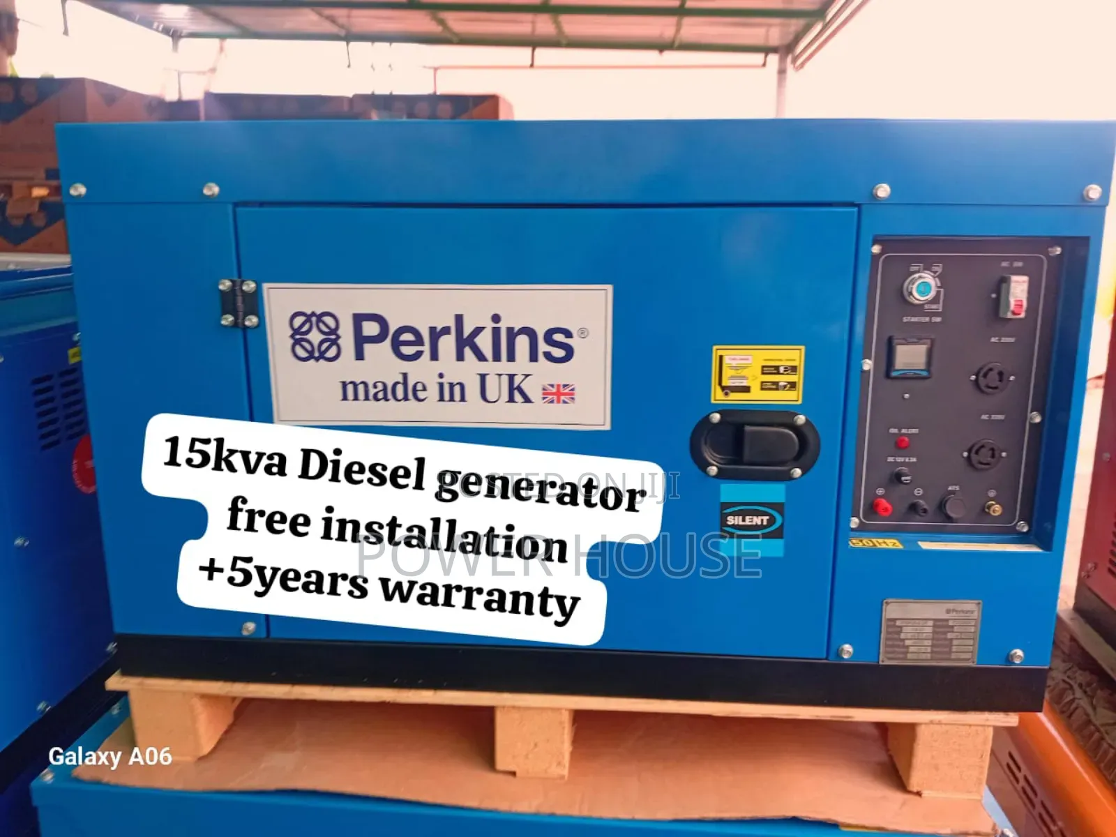 Power Sprint Flow Perkins Diesel Generator 15kva Silent