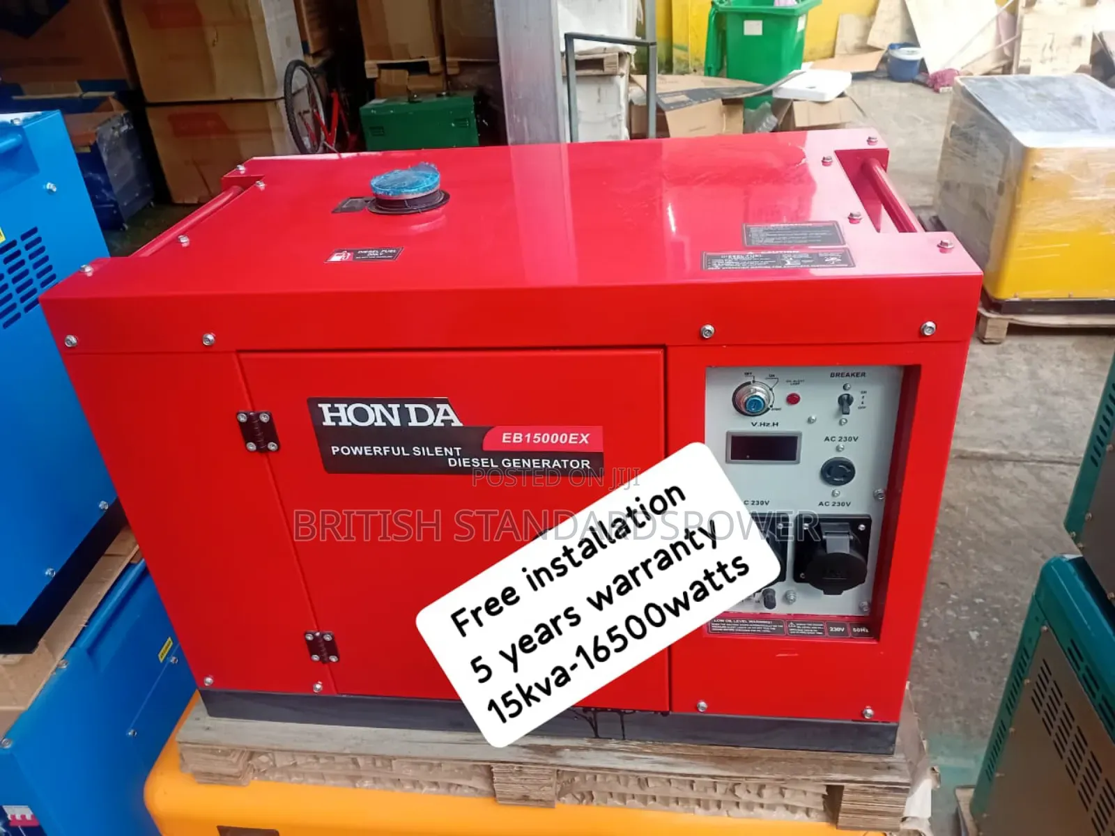 Outdoor Durable 15kva Silent Diesel Generator