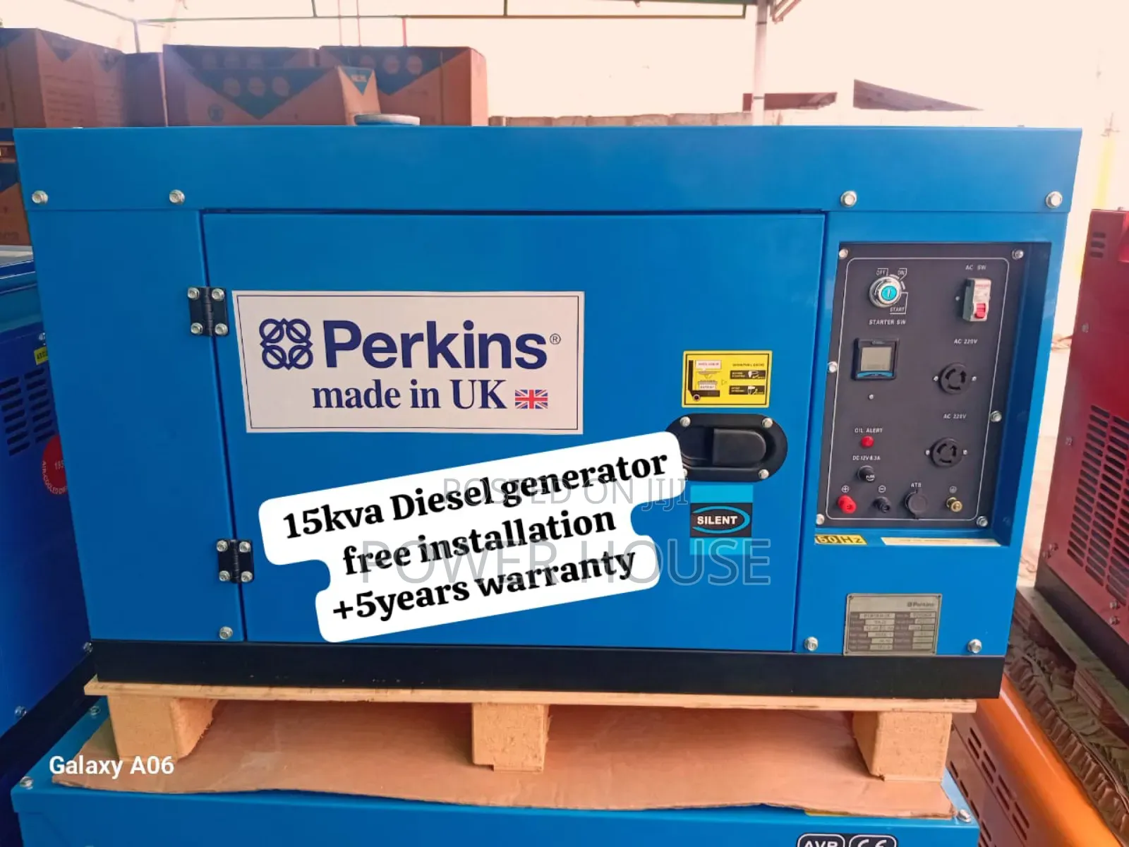 Energy Flare Perkins Diesel Generator 10kva Silent