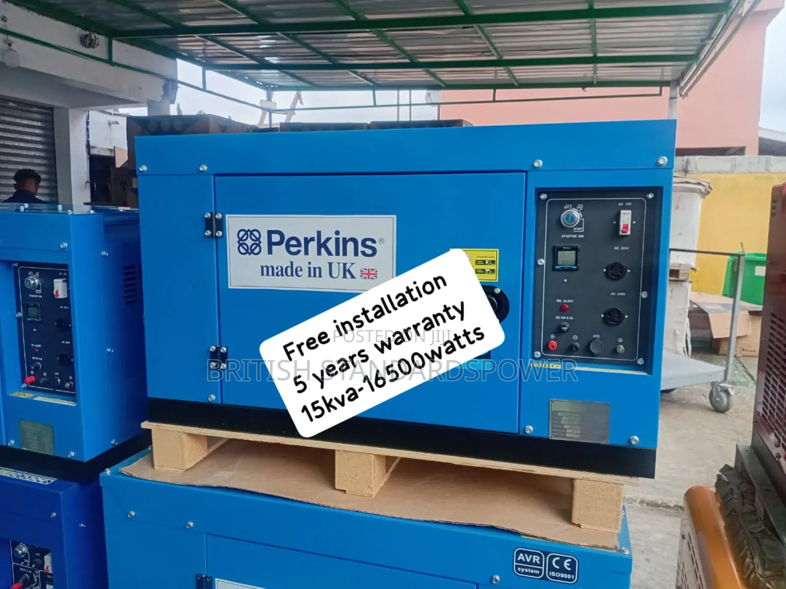 Large Volume 15kva Remote Activation Diesel Generator