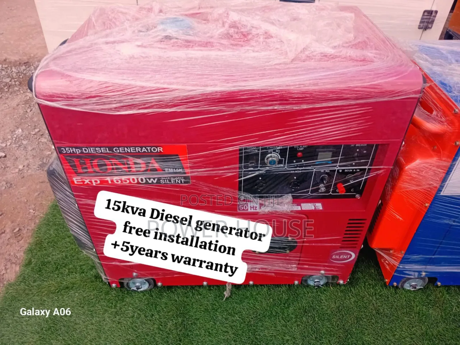 Power Pilot Honda Diesel Generator 15kva Silent