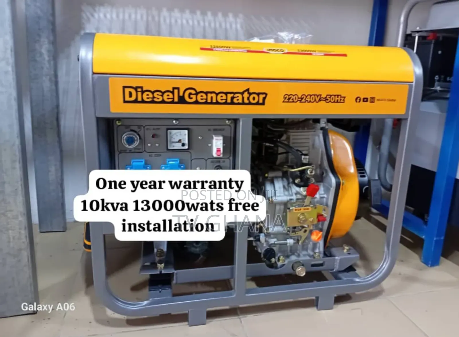 Live Bright Stay Powered Diesel Generator 10kva Ingco Diesel