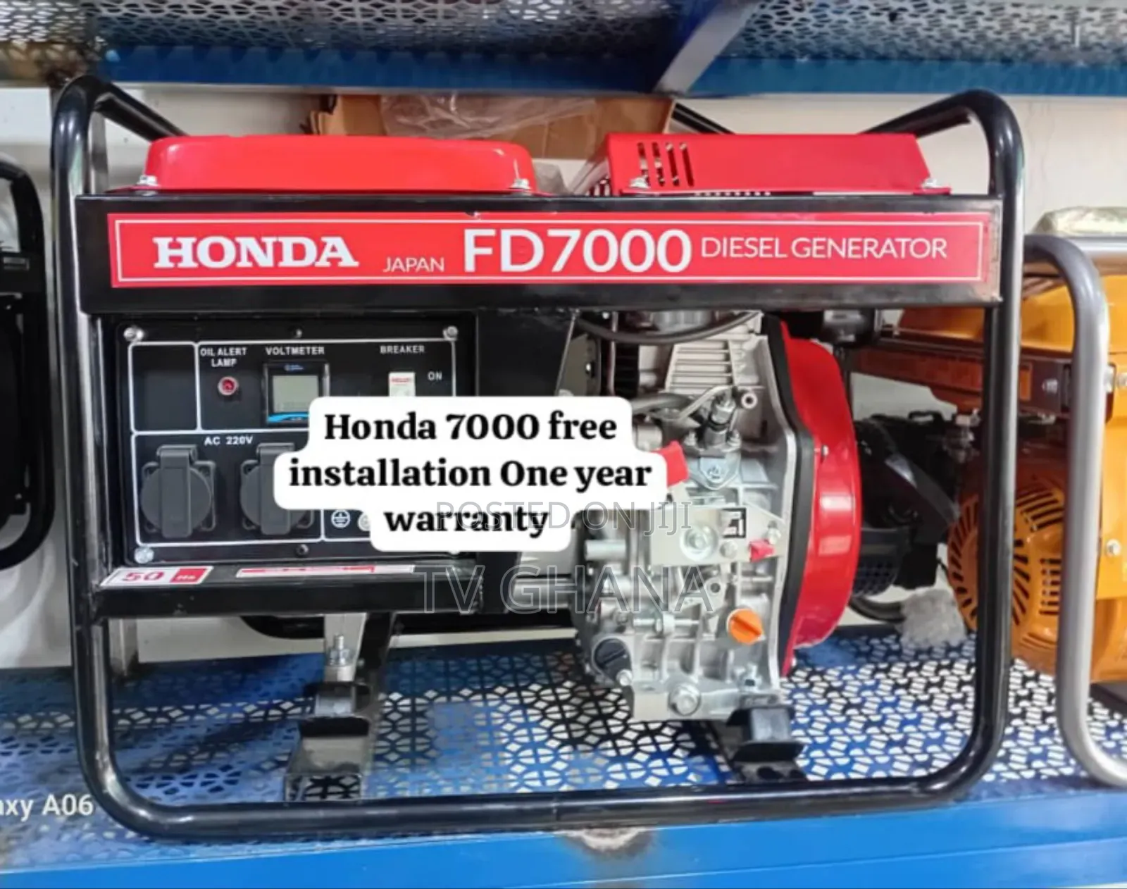 Light on Life on Honda 7000watts Diesel Generator 10kva