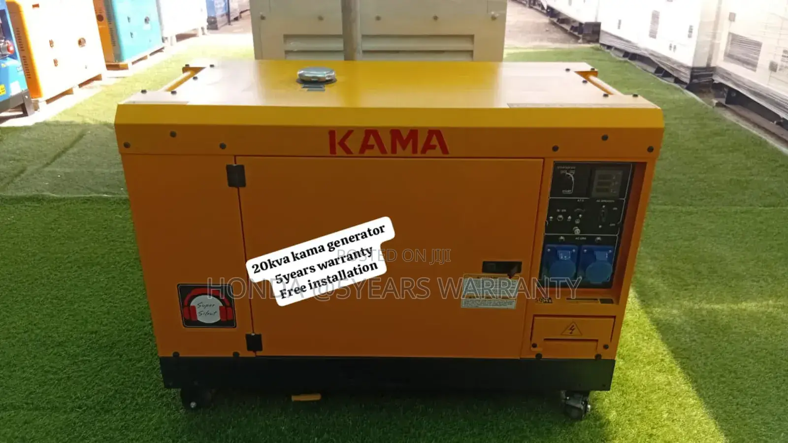 Yellow Silent Kama 20kva Diesel Generator 20kva Kama