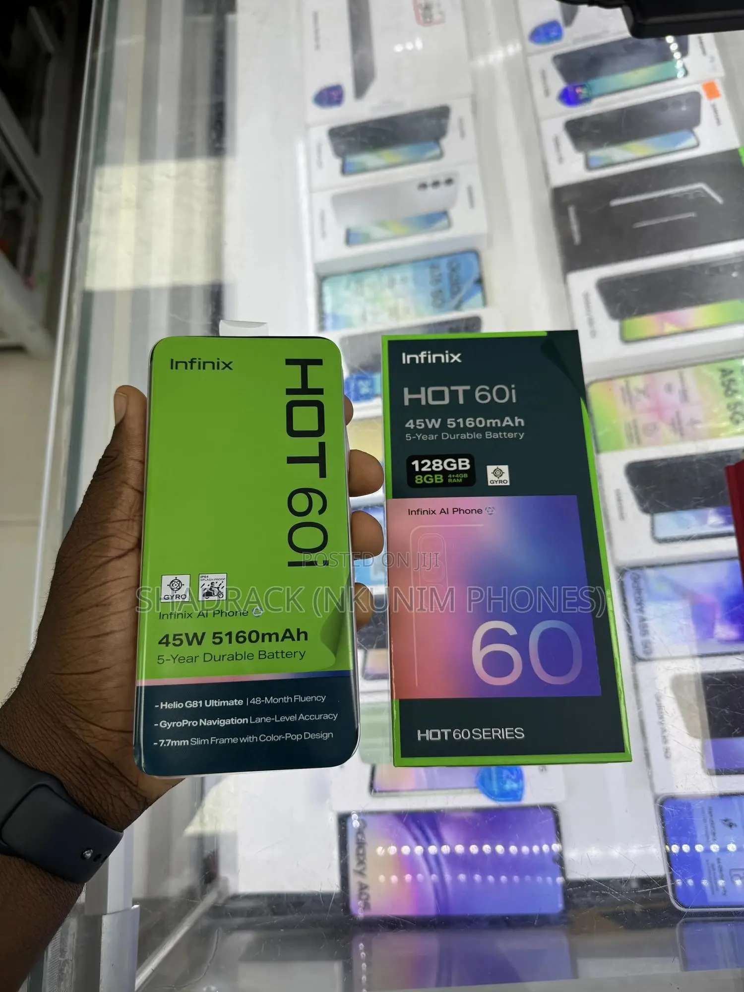 New Infinix Hot 60i 128 GB Silver