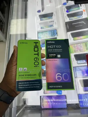New Infinix Hot 60i 128 GB Silver