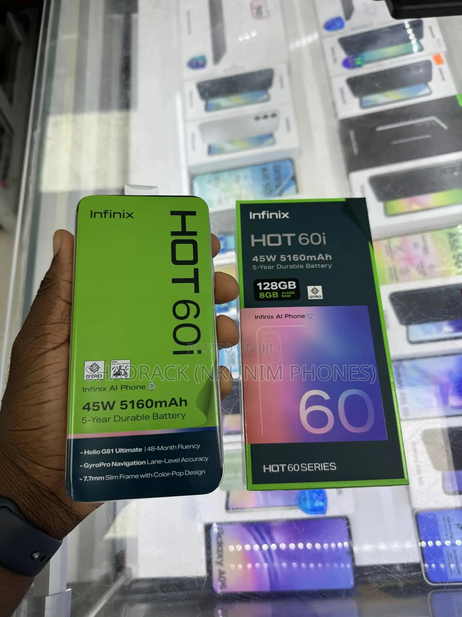 New Infinix Hot 60i 128 GB Silver