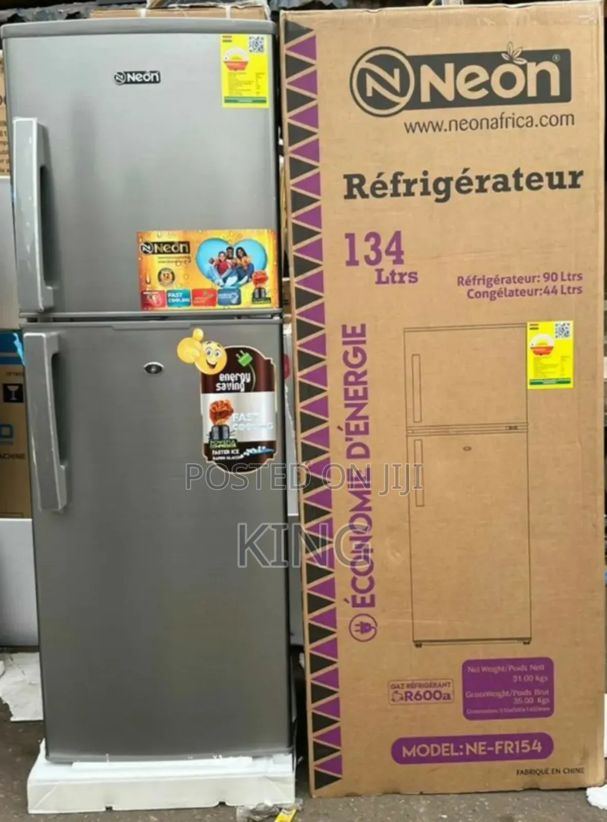 Big Space Fridge With Handle Capacity 132l High Quality