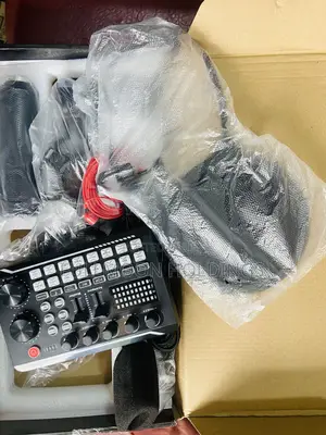 Live-Streaming Microphone Set With Sound Card Studio Recordi