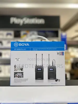 Boya by-Wm8 Pro- Uhf Dual-Channel Wireless Microphone