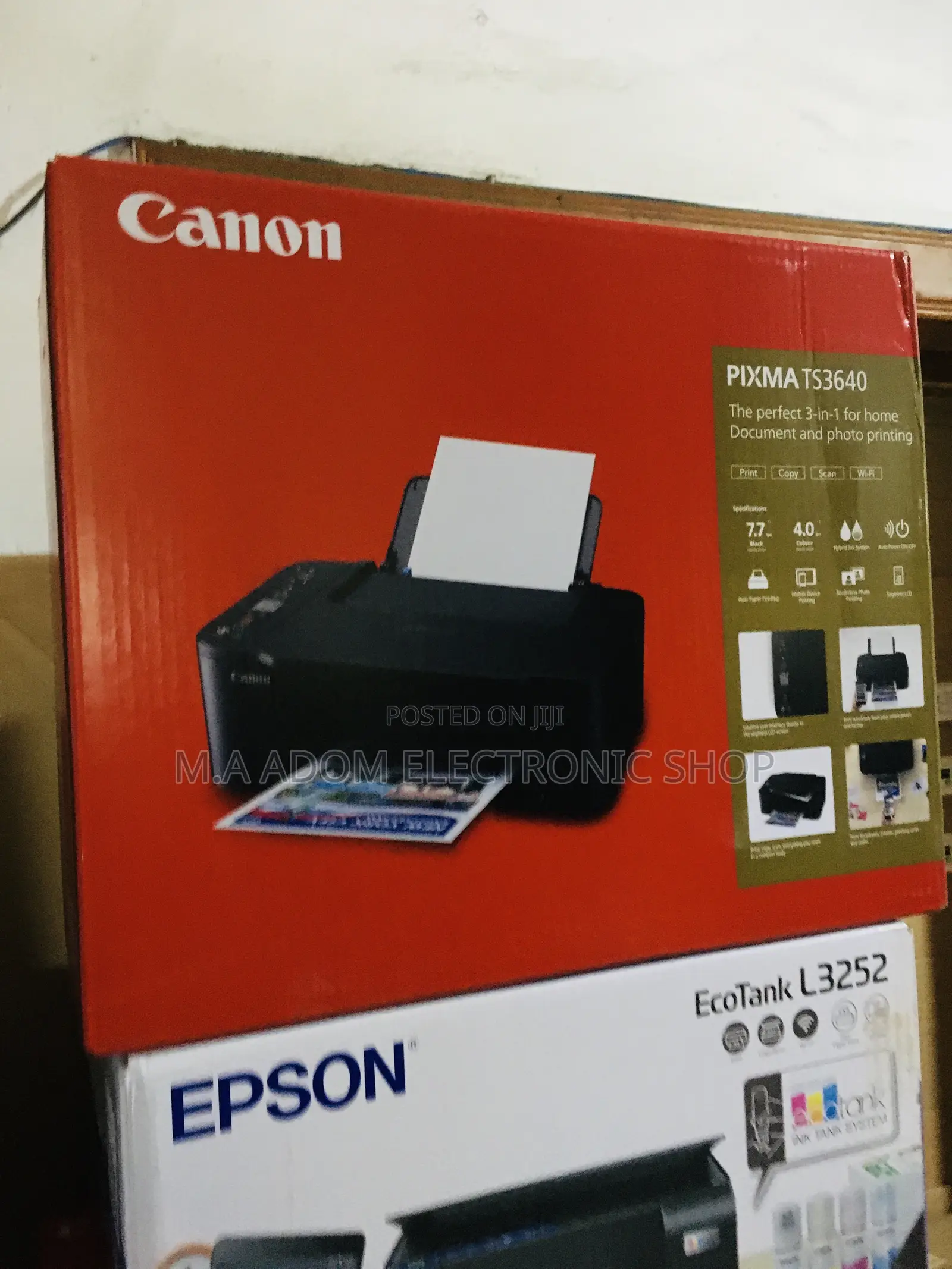 Canon Wireless All in One Printer Ts3640