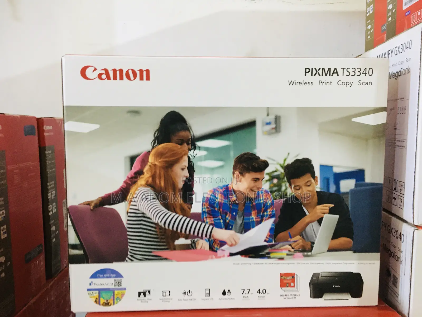 Canon 4 in One Printer Ts3340 Photo Printer