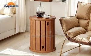 Side Table 4-in-1 Multifunctional Solid Wood