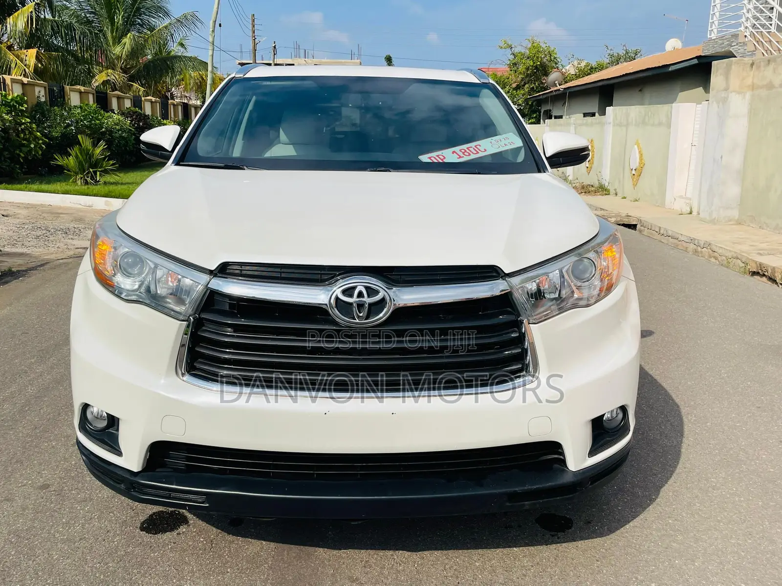Toyota Highlander XLE V6 4x4 (3.5L 6cyl 6A) 2016 White