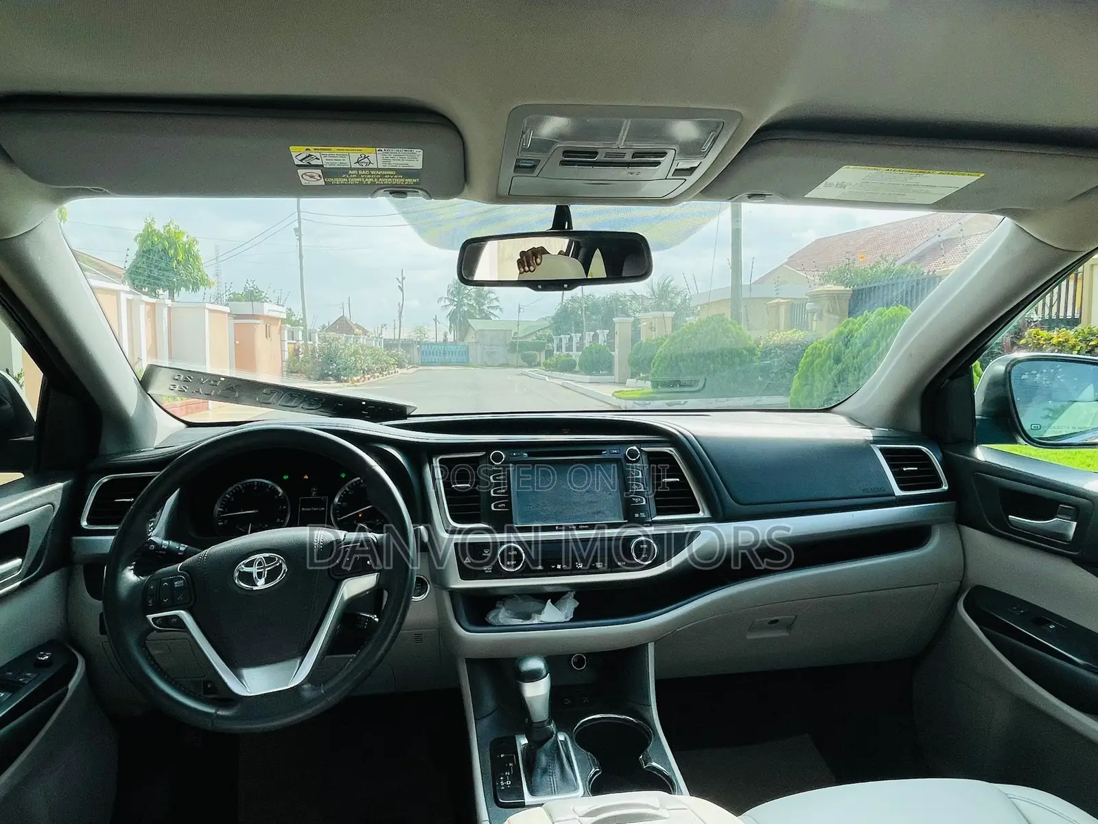 Toyota Highlander XLE V6 4x4 (3.5L 6cyl 6A) 2016 White