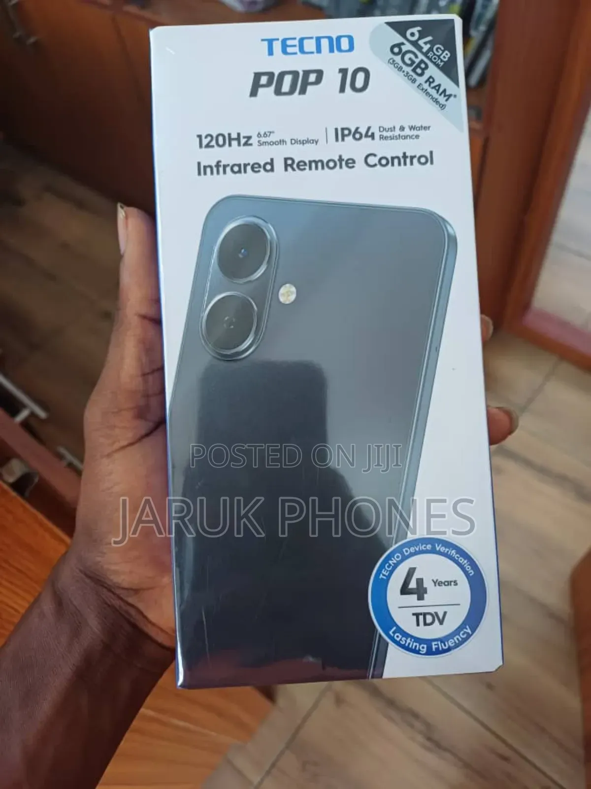 New Tecno Pop 10 64 GB Black