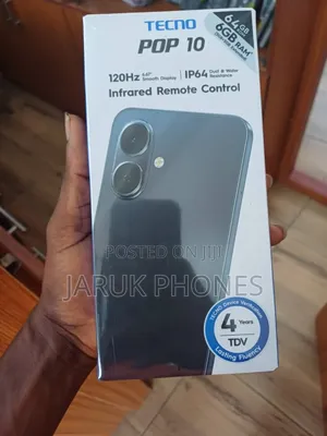 New Tecno Pop 10 64 GB Black