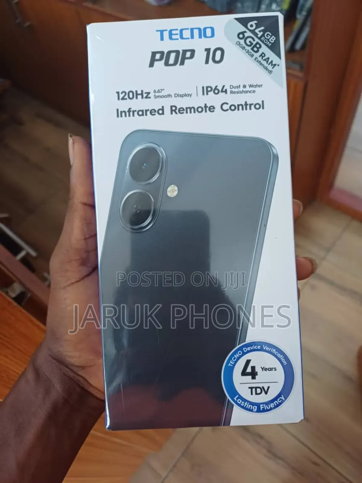 New Tecno Pop 10 64 GB Black
