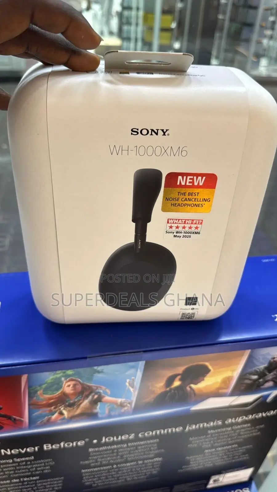 Sony Wh-1000xm6 Wireless Noise Canceling Headphones, Black