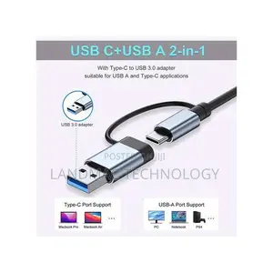 8-in-2 Usb Type C Hub Multi Port Adapter Dock Station