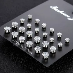Diamond Magnetic Earrings