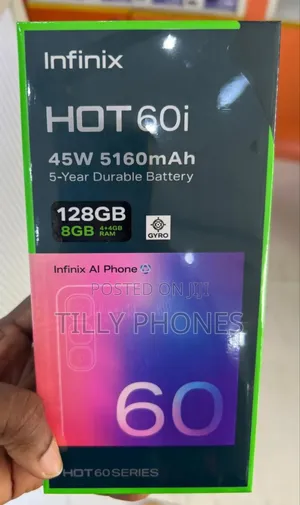 New Infinix Hot 60i 128 GB Blue