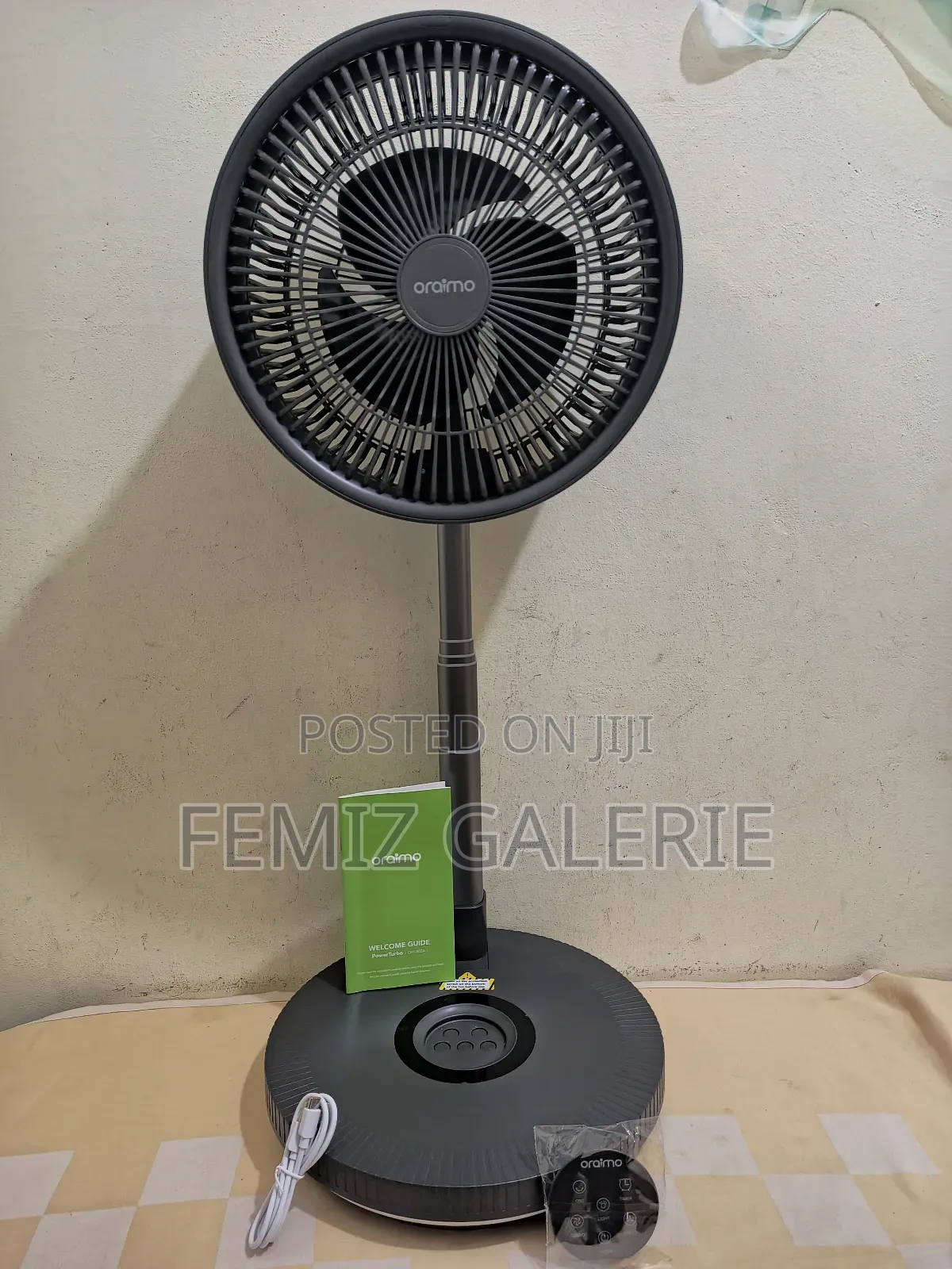 Oraimo Power Turbo 4000mah Portable Folding Fan