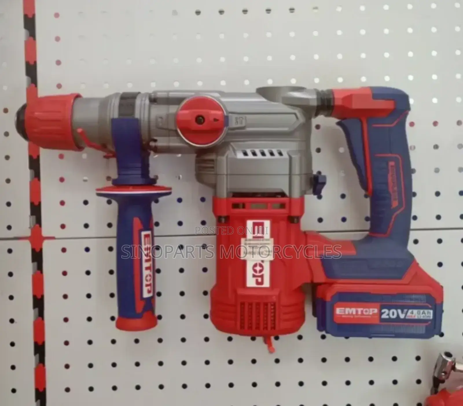 20V Brushless Rotary Hammer Drill (SDS Plus) – 2 Batteries Included
