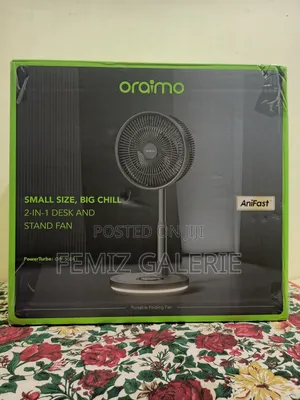 Oraimo Power Turbo 4000mah Portable Folding Fan