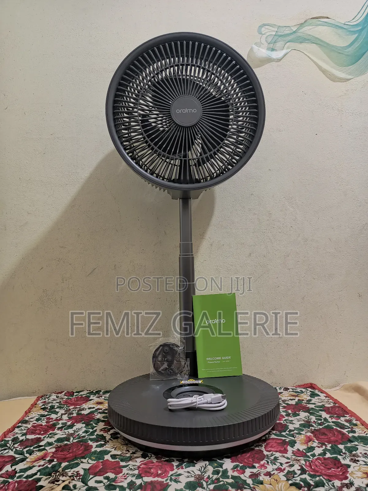 Oraimo Power Turbo 4000mah Portable Folding Fan